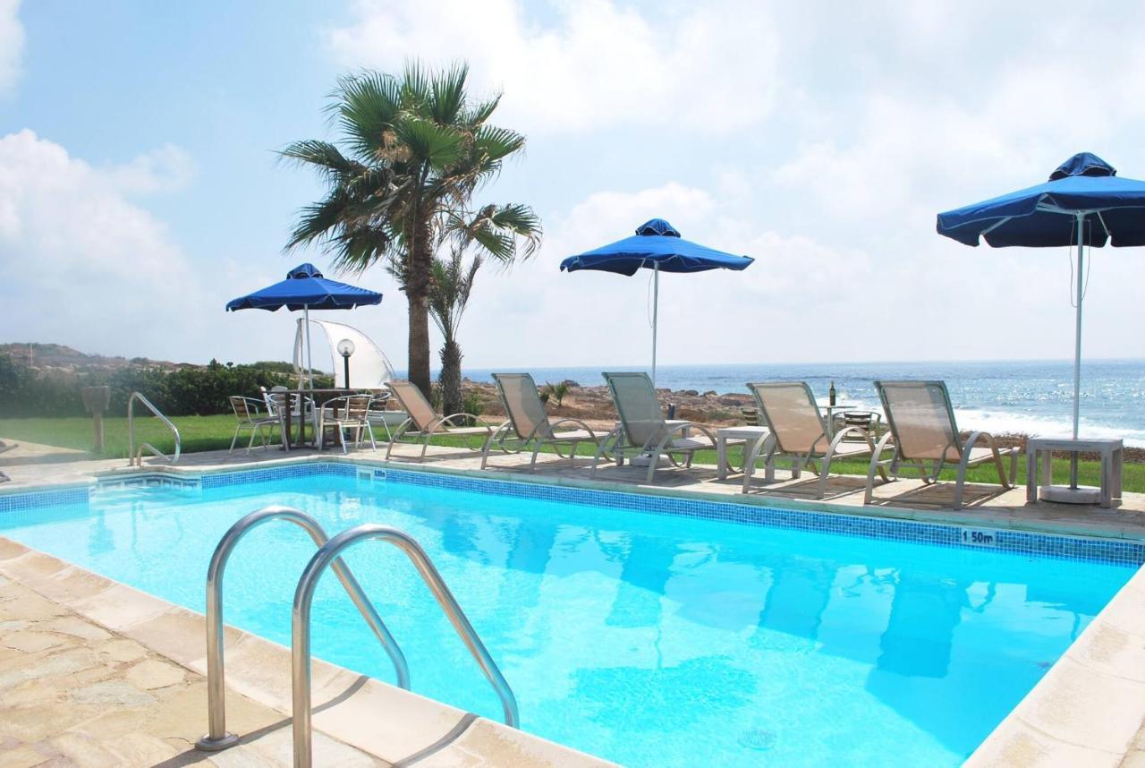 Sea Front Villa, Heated Private Pool, Amazing Location Paphos 323 Kissonerga Dış mekan fotoğraf