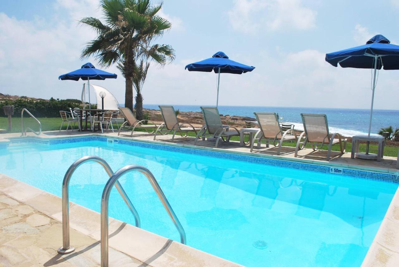 Sea Front Villa, Heated Private Pool, Amazing Location Paphos 323 Kissonerga Dış mekan fotoğraf