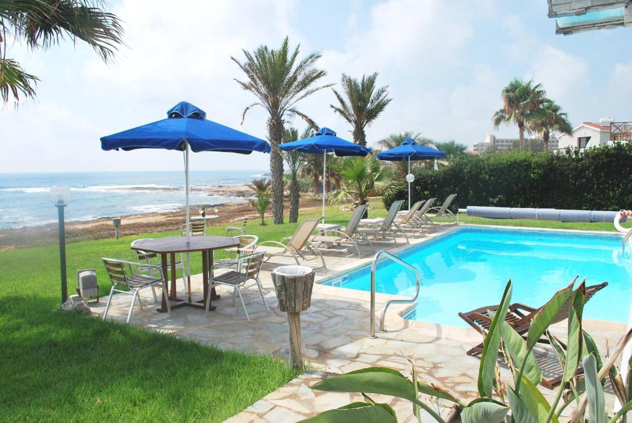 Sea Front Villa, Heated Private Pool, Amazing Location Paphos 323 Kissonerga Dış mekan fotoğraf