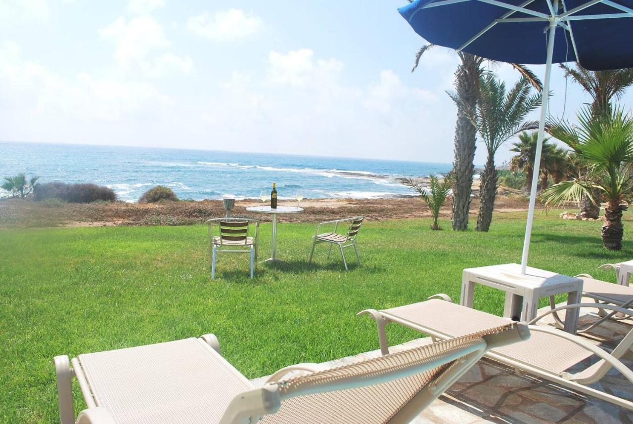 Sea Front Villa, Heated Private Pool, Amazing Location Paphos 323 Kissonerga Dış mekan fotoğraf
